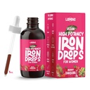 LLORENS PHARMACEUTICAL Eisen Ergänzung für Frauen Eisen Tropfen Tägliche Unterstützung, 20 mg Polysaccharid Complex Free Taste, Natürliche Süßungsmittel, Vegan und Paraben frei (Berry Daiquiri, 4 Fl Oz)