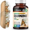 BIO KRAUTER Quinine für Leg Cramps Kapseln 500 mg - 100 Count - Cinchona Bark Pulver - Quinine Kapseln - Vegan, keine Füllstoffe