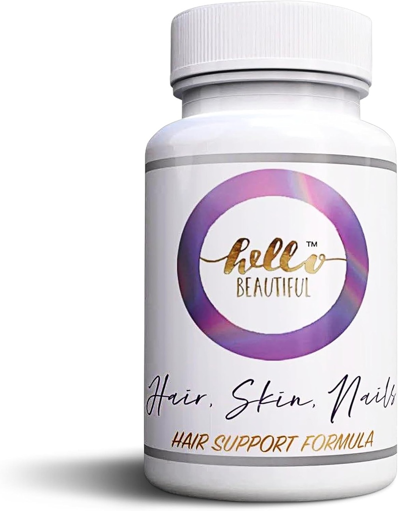 Hallo Schöne Haare Haut und Nägel Vitamine für Frauen - Haarwachstum Vitamine - Biotin Ergänzung für Haarausfall - Nagelwachstum Energie Vitamine für Frauen - 5000 mcg