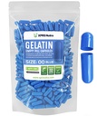 XPRS Nutra Size 00 Capsules vides - 500 Capsules de gélatine vides - Pills Bricolage Capsule Remplissage - Capsules de gel de pilules rechargeables pour compléments Do-It-Youlf (Blue)