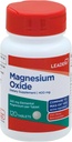 Leader Oxyde de magnésium 400mg, aide les os et les crampes musculaires, faible supplément de comprimés diététiques, 120 Compte