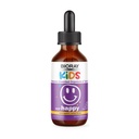 BIORAY Kids NDF Happy, Peach - 2 fl oz - élimine les organismes indésirables qui peuvent déclencher l'irritabilité - 1-2 mois d'approvisionnement