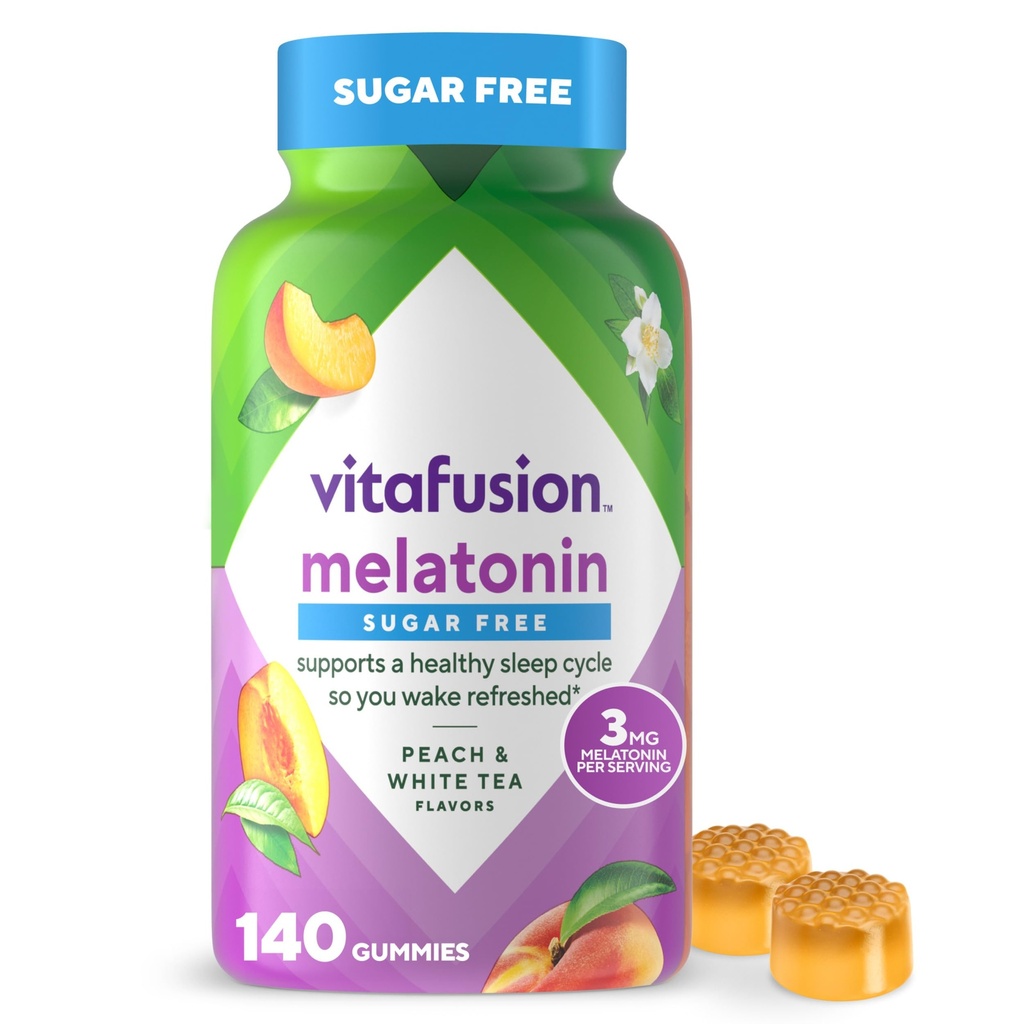 Vitafusion Melatonin Gummy Vitamine, 140 Count (Paket von 1)
