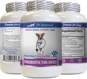 Bad Dog Breath Remedy - PROBIOTICS für Hunde - Gesundes Gut - Stoppen Sie Gas Durchfall und Bad Breath - Digestive Boost - Hundeprobiotik Bad Breath - 1 Flasche (60 Bäume)