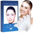 Stirnfaltenaufnäher 12Pcs - Gesichtsfaltenaufnäher für Anti-Falten, Anti-Falten mit Aloe Collagen & Vitamin E, Stirnfalten Behandlung für Frauen