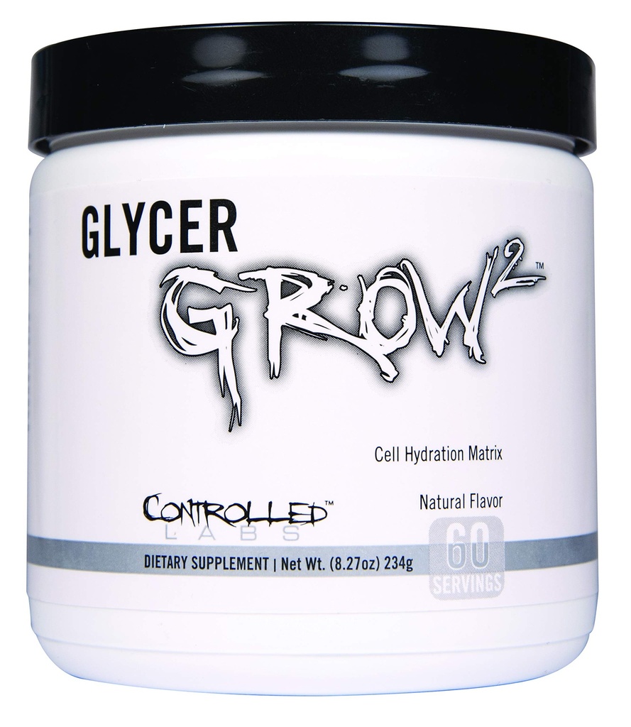 KONTROLLED LABS GlycerGrow 2, erhöhen Zellvolumen und Vaskularität, hilft, Endurance, Wachstum und Erholung zu verbessern, hilft Workout Intensity, 60 Portionen, Unflavored
