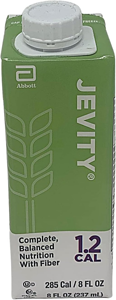 Jevity 1.2 Cal High-Protein Nutrition Mit patentierter Fasermischung, gebrauchsfertig, 8 flüssige Unzen (Pack mit 24)