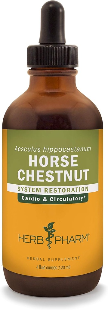 Herb Pharm Horse Chestnut Liquid Extract for Healthy Veins and Circulation - 4 Ounce