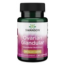 Swanson Ovarian Glandular Supplément - Glandular Health and Balance Support pour femmes - Tissu Bovin Premium - 60 Capsules, 250mg Chaque