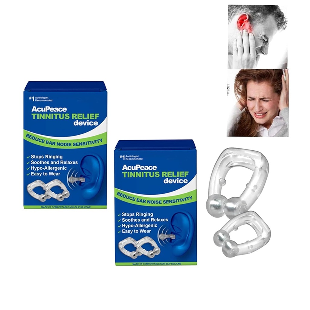 Generisches Ohr-Popper-Ohr-Relief-Gerät, Ohrdruck-Relief-Gerät, Tinnitus-Relief für Ringohren (2Paars)