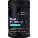 Recherche sportive Probiotiques quotidiens avec prébiotiques, 60 milliards CFU - Capsules végétaliennes pour la santé des Guts et le soutien digestif, probiotiques pour les femmes et les hommes - Non-OGM Vérifiés et sans gluten - 30 Nombre