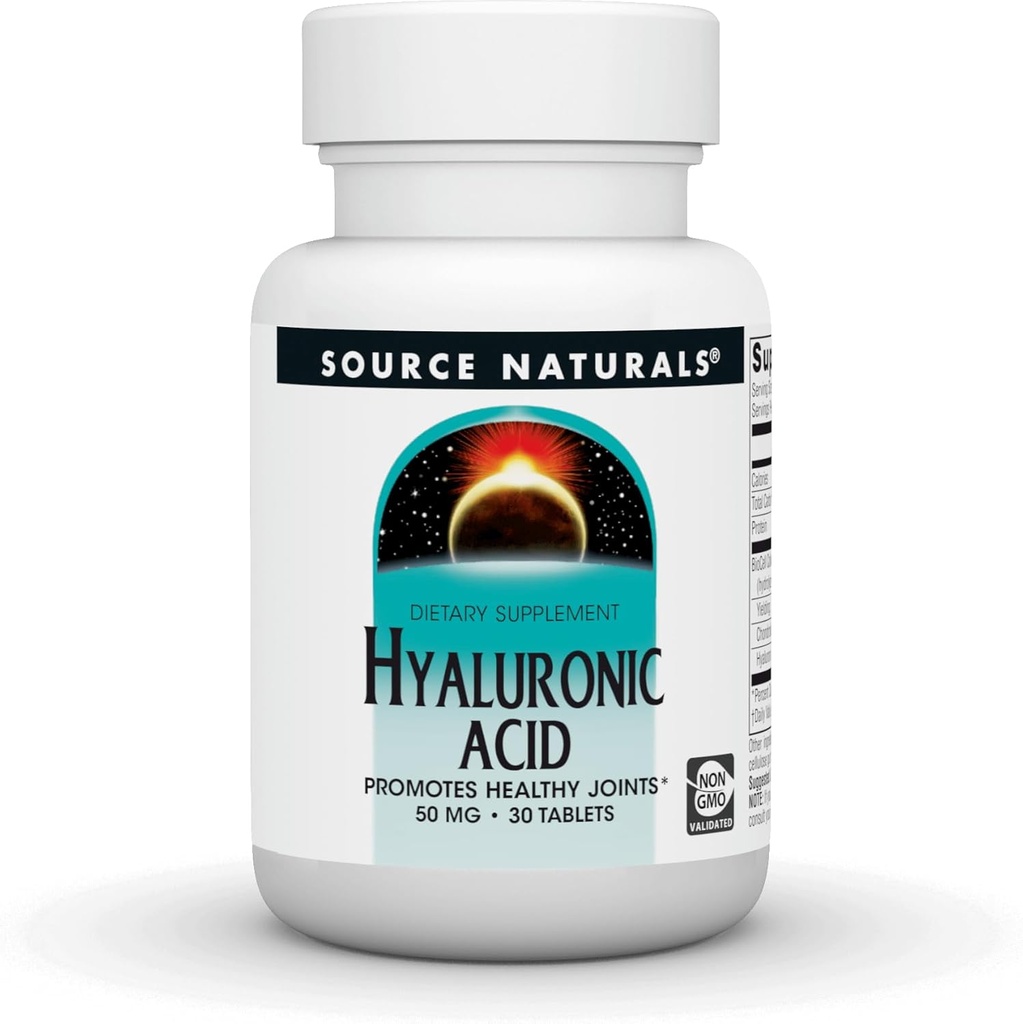 Quelle Naturals Hyaluronsäure, 50mg, 30 Tabletten