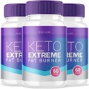 rize labs Keto Extreme Capsules, Keto Extreme Fat Burner Supplement, Keto Extreme for Total Body Health, Keto Extreme Maximum Strength Formula (180 Kapseln) (Pack von 3)