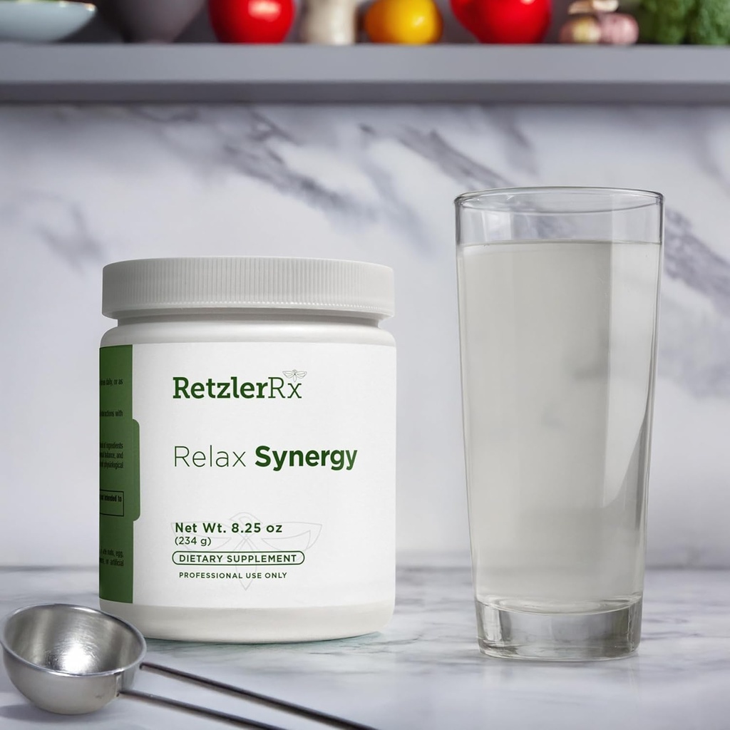HormoneSynergy Relax Synergy - Plain Flavor - *NO MSG* - Contient 2000 mg d'Inositol (sous forme de myo-inositol) - 75 mg de magnésium (sous forme de malate de di-magnésium) - GABA, Taurine, L-Theanine