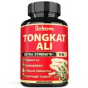 Satoomi 9in1 Extrait de racine de Tongkat Ali - Ashwagandha, Tribulus Terrestris - 90 capsules pendant 3 mois - Soutien de la force, de l'énergie et de l'immuno-santé