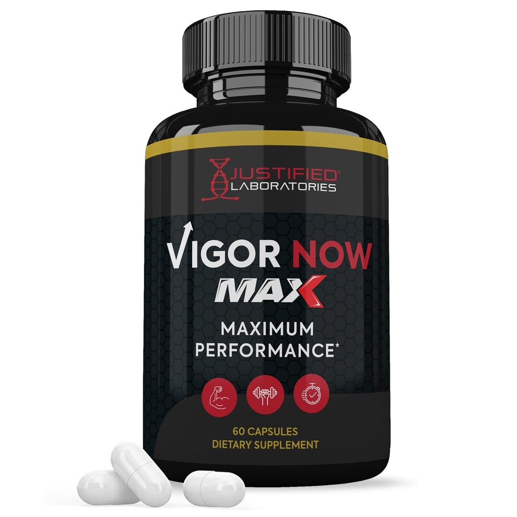 Justified Laboratories Vigor Jetzt Max 1600MG Männer Gesundheit Formel 60 Kapseln