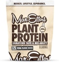 MAX EFFORT Poudre de protéines végétales, 17 G de protéines de pois, base végétale, sans gluten, faible teneur en glucides, mélange de smoothie ou de shake de protéines, substitut de repas, pas de lactosérum, aucun substitut de sucre, cannelle de vanille, 20 Srvg