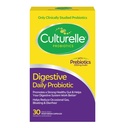 Culturelle Capsules Probiotiques quotidiennes pour les hommes et les femmes, la plus cliniquement étudié Probiotic Strain, Digestion & Santé Gut, soutient la diarrhée occasionnelle, gaz et ballonnement, 1 mois d'approvisionnement, 30 CT