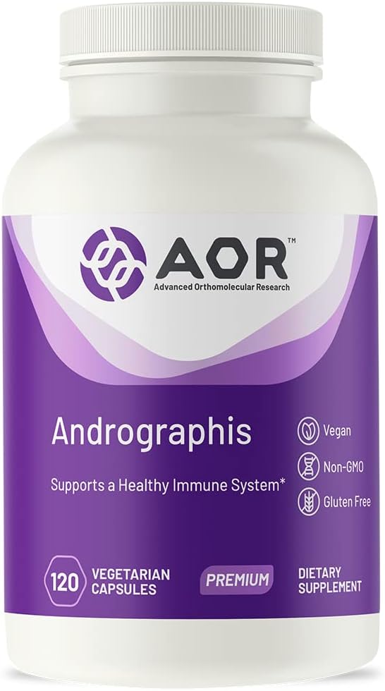 AOR, Andrographis, Kräuterergänzung für Immununterstützung, 120 Kapseln (120 Portionen)