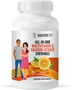 BariatricPal "ALL-IN-ONE" Kaubares Multivitamin mit Calcium Citrat & Eisen - Orange (KLAGE: Beste bis 30. Juni 2025)