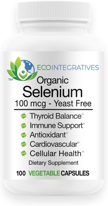 SE-100 100 mcg (100 Zähler) - Reine Selen-hefefreie Unterstützung Immun-, Herz- und Schilddrüsengesundheit