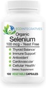 SE-100 100 mcg (100 Zähler) - Reine Selen-hefefreie Unterstützung Immun-, Herz- und Schilddrüsengesundheit