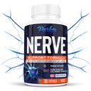 Alpha Lipoic Acid 600mg, Nerve Support Supplement angereichert mit Thiamin, Curcumin, Ginger Root und Vitamin B6, B12 Alle in One | Vegan Neuro Health Supplement, Lab getestet, 30 Kapseln