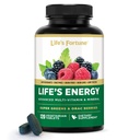 Multivitamine quotidienne avancée de Life's Energy pour les hommes et les femmes, supplément de soutien énergétique et immunitaire avec des verts super - Antioxydants et enzymes - Sans fer, végétarien, 120 comprimés par Life's Fortune