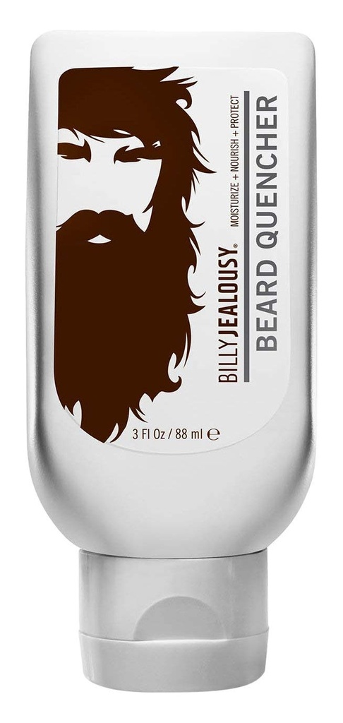 Billy Jealousy Bart Quencher, Nourishing and Strengthening Moisturizer for Mane and Skin with Shea Butter, Amino Acids and Black Oat Seed, Fights Frizz, Relieves Itch and Flakes, 3 Fl Oz