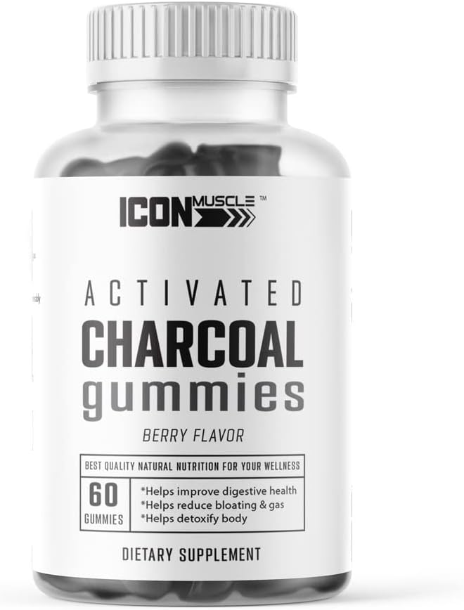 Gummies de Charbon Activé Charbon Activé Détoxification Naturelle