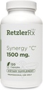 RetzlerRx® Synergy C 1500 mg von Dr. RetzlerRxTM - Advanced High-Potency Vitamin C Formula - Immununterstützung, Antioxidant Protection & Skin Health*