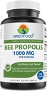 Propolis d'abeilles Brieofood 1000mg par portion - 120 Capsules