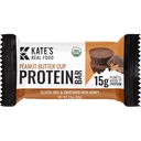 Kate’s Real Food Organic Protein Bars – (Peanut Butter Cup, 2.2 oz, Pack of 12) – Pflanzenbasierte Protein Bars - Glutenfrei, Sojafrei, Non GMO, Ganze Gänse und All Natural