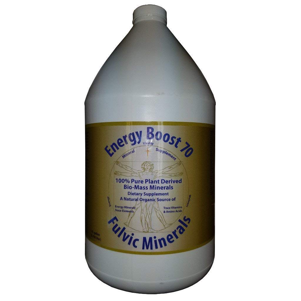 Energie Boost 70 Fulvic Minerals Spurenelemente Vitamine und Aminosäuren Morningstar Minerals (1 Gallon)