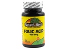 Acide folique mélangé de la nature 400 mcg 400 mcg 250 Tabs