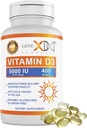 Genex Formeln Vitamin D3 5000IU (400 Softgels) Natürliche Unterstützung für Knochengesundheit und Nerve-Funktion - Non-GMO, Glutenfrei, Allergenfrei