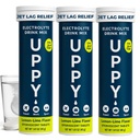 Uppy! Lemon-Lime Elektrolyt Hydration Tablets – 30 Count (3x10) – löst sich in Wasser für schnelle Rehydrierung – Für Reisen, Sport & Festivals – Tragbares Elektrolyt-Wellness-Getränk