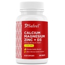 Eichhörnchen Calcium Magnesium Zink mit Vitamin D3, 300 Tabletten - Calcium 1000 mg, Magnesium 400 mg, Zink 20 mg & D3 600 IU pro Portion