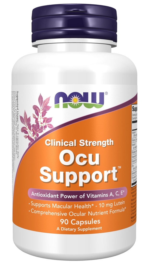 MAINTENANT Suppléments, Ocu SupportTM avec FloraGLO® Lutein, plus Vitamines A, C et E, 90 Gélules