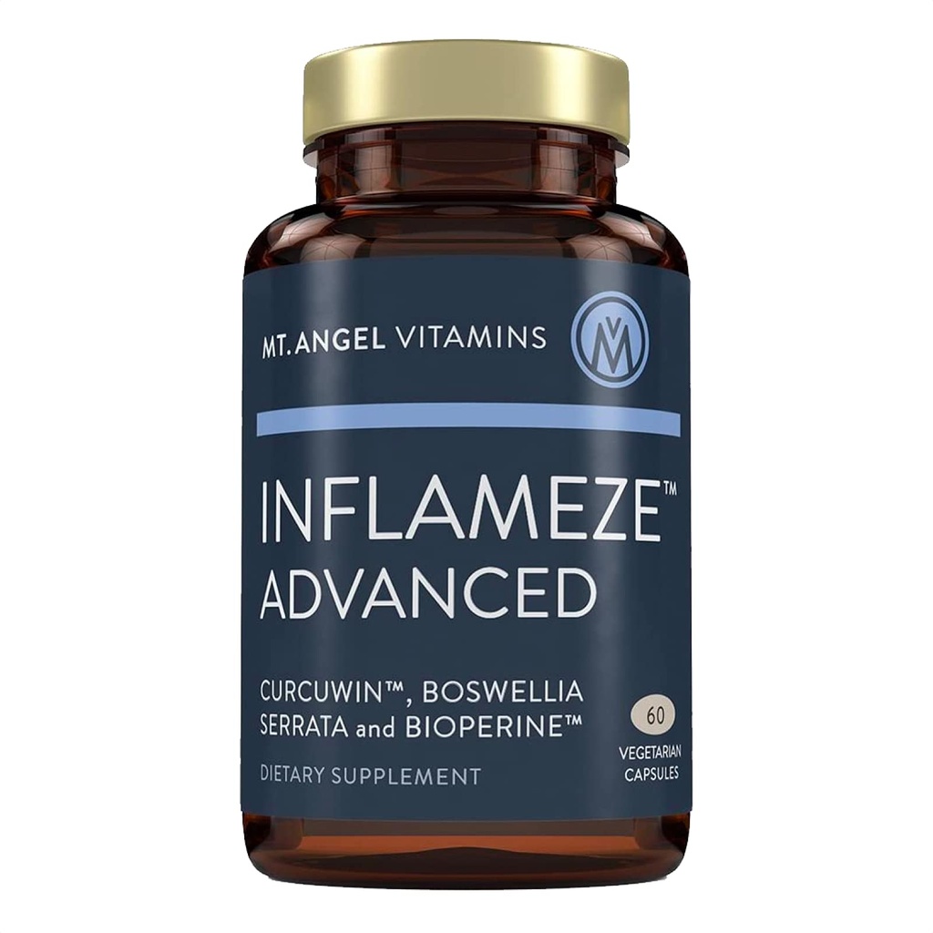 Mt. Angel Vitamine: Inflameze Advanced. Gelenkgesundheit, Kollagenschutz, Kurkuma-Ergänzung, 60 Kapseln