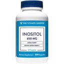 L'Inositol 650MG de Vitamine Shoppe soutient une fonction hépatique et cellulaire saine (300 capsules)