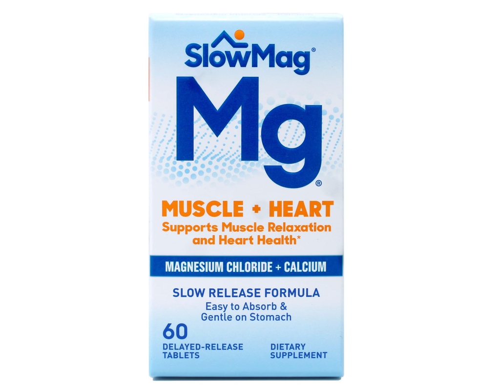 Slow-Mag Magnesium Chloride Plus Calcium Tabletten 60