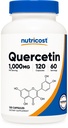 Nutricost Quercetin 1000mg, 120 Kapseln - Vegetarische Kapseln, 60 Portionen, 500mg pro Kapsel, Non-GMO, Glutenfrei