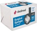 3" x 3" Chirurgische Sponges, 8-Ply, Non-Woven Absorbent Gauze Sponges für Wound Care, First Aid Kits und medizinische Einrichtungen, 200 Count (Pack von 1)