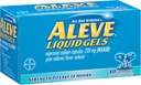 Aleve Liquid Gels mit Naproxen Sodium, 220mg (NSAID) Pain Reliever/Fever Reducer, 80 Count (Pack von 2)