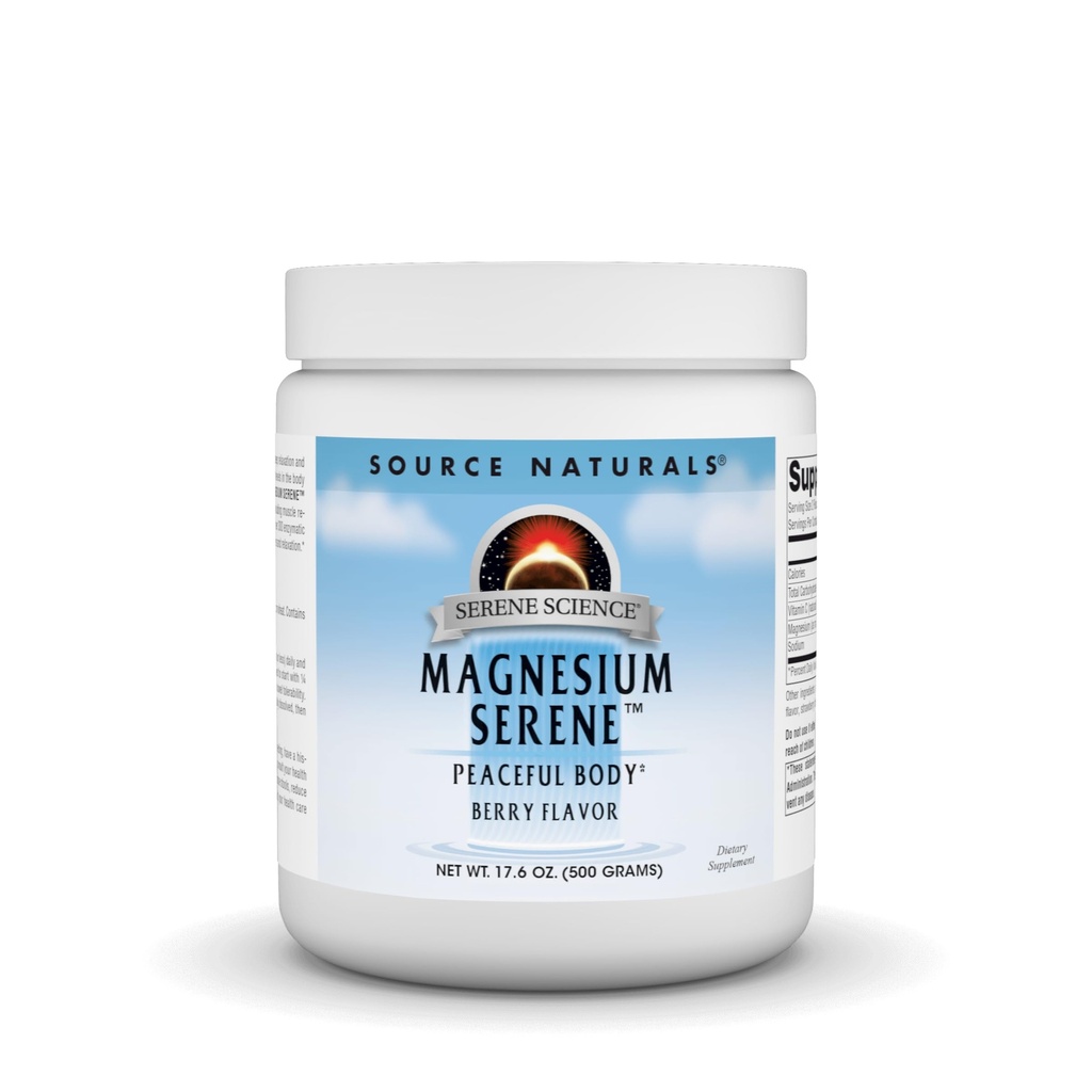 Quelle Naturals Serene Science Magnesium Serene, Friedlicher Körper - Berry Flavored - 17.6 Unzen