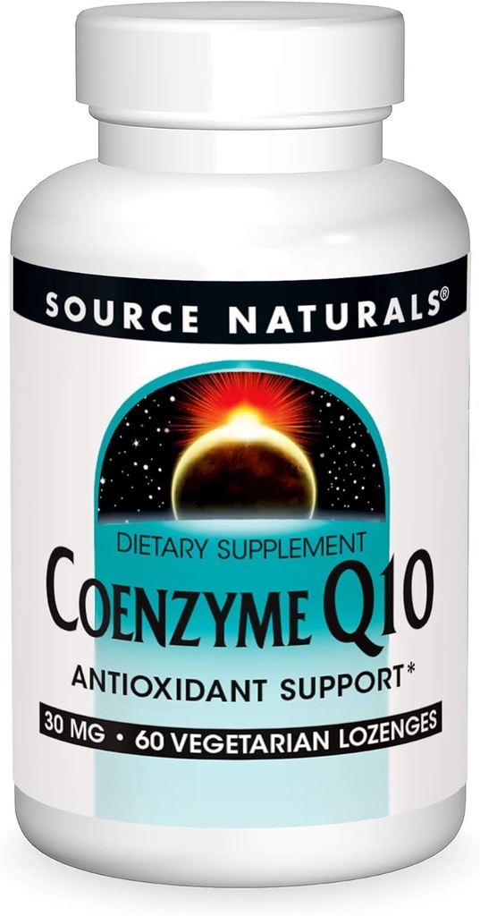 Quelle Natural Coenzym Q10 Antioxidans Unterstützung 30 mg für Herz, Gehirn, Immunität, & Liver Unterstützung - 60 Lozenges