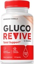 NutraRize Gluco Revive - Official Gluco Revive Pills for Stable Levels, Circulation, and Overall Health, Natural GlucoRevive Support for Well-Being, GlucoRevive Pastillas Review (60 Capsules)