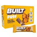 Erbaute Bar, Puff Protein Bars, Salted Caramel Puff, 17g Protein Snacks, On-The-Go Bars, Nur 140 Kalorien, 6g Zucker, Kollagen, Glutenfrei, 12 Zähler