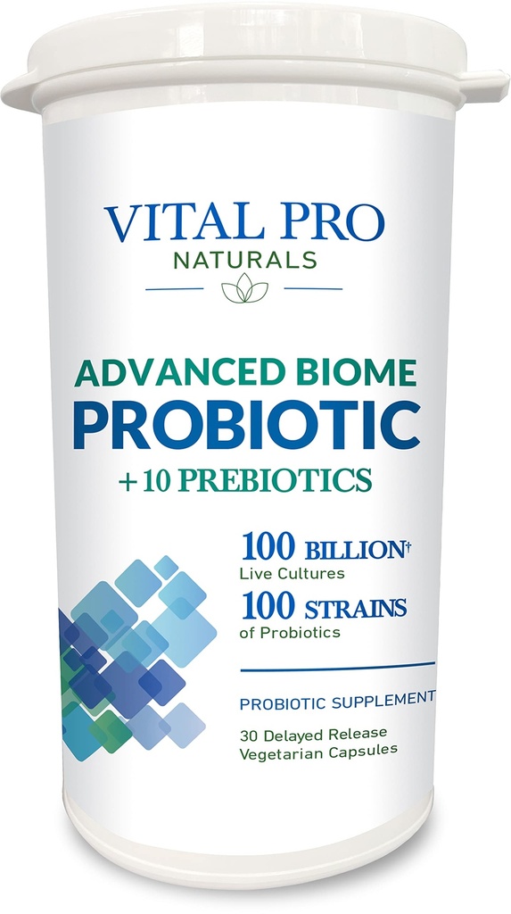 Vital Pro Naturals - Advanced Biome Probiotic Plus Prebiotics 30 Kapseln